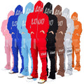 Winter Designers Tracksuits Men Wholesale Track Suits Best Selling Full Face Zip up Hoodie Tracksuit Set for Men