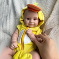New Year Christmas Gift Soft Stretchy Blank Silicone Doll 50CM 20" Reborn Baby Unpainted Newborn Girl Maddie Paint by Yourself