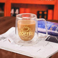 Guaranteed Quality Proper Price Double Wall Borosilicate Custom Coffee Water Glass Cup with Handle Cold Drink Cup