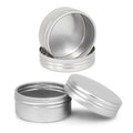 30ml 1oz Lip Balm Aluminum Tin Jar Round Cream Jars Aluminum Metal Packaging Cosmetic Tin Can