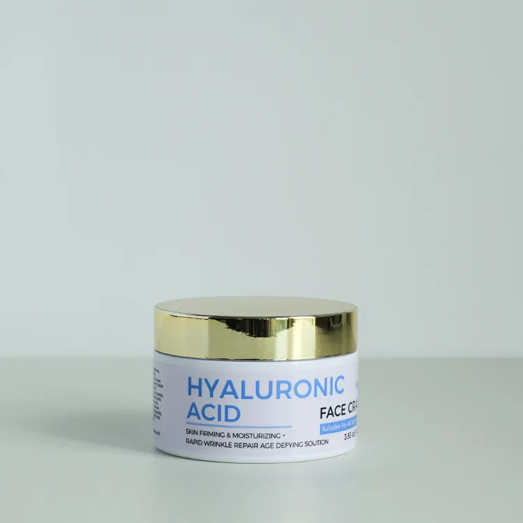 Low MOQ Custom Moisturizing Anti-wrinkle Cream Rich in Vitamin a Beauty Repair Stains Whitening Hyaluronic Acid Face Cream