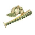 Fashion Sport Theme Brooch Metal Rhinestone Baseball Hat Ball Pins Children's Alloy Jewelry Plating Technology for Gifts Parties