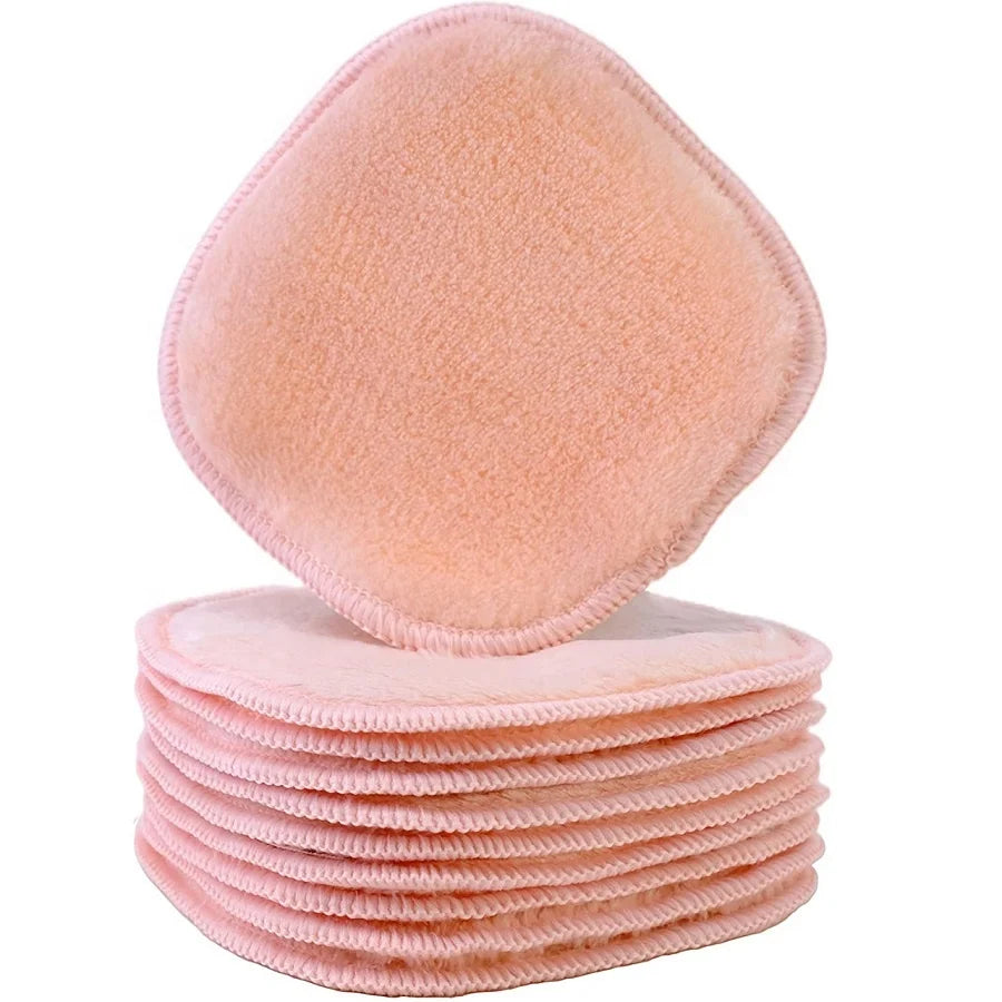 Custom Logo Eco-Friendly Reusable Cotton Face Pads Reusable Makeup Remover Pads