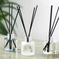 Customized Label logo Box 50ml *3 Bottles Reed Diffuser and Home Scents Luxury Wood Stick Reed Diffuser Gift Set Air Freshener