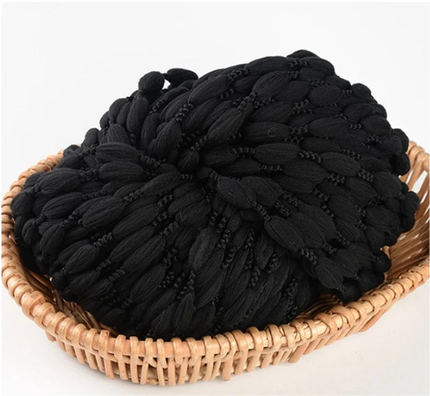 Surprise Price Fancy Polyester Pom Pom Yarn for Weaving Blanket Cushion and Throw Pillow