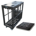 Kkmark Customized Heavy Duty Transport Rolling Dolly Cart Trolley for F34 F44 Truss Base Plates