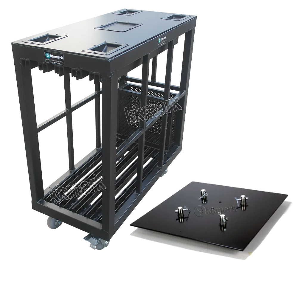 Kkmark Customized Heavy Duty Transport Rolling Dolly Cart Trolley for F34 F44 Truss Base Plates