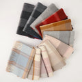 Classic Scottish Plaid Tartan Wool Scarf Unisex Winter Tassel Scarf Muffler Fashionable Traditional Shawl