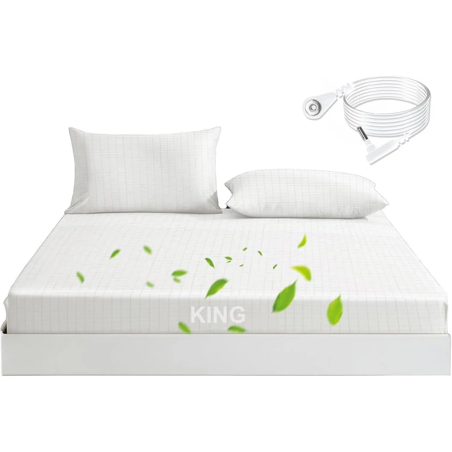 10%Silver+90%cotton  Grounding Bed Sheets for Earthing king /queen Size Grounding Blanket /mat