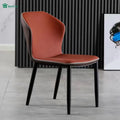 BST Wholesale Dining Room Kitchen Furniture Luxury Metal Dining Chair Upholstered Leather Dining Chairs Nordic Chairs