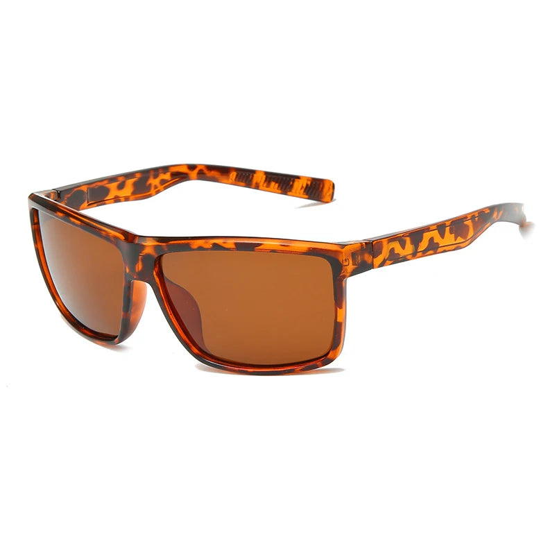 2024 Hot Selling Square Unisex PC Outdoor UV Protective Sun Glasses Sports Colorful Polarized Cycling Sunglasses