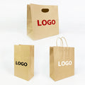 Competitive Price Printed with Handle Custom Kraft Paper Bag China Wholesale Food Paper Bags with Your Own logo