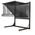 Customized Black Heavy Duty Carpet Rug Display Racks Adult Commercial Machine MADE Low Pile