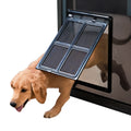 Modern Eco-Friendly Rectangle Fashion Lockable Flap Automatic Plastic Pet Gate for Dogs Cats Small Animals