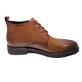 Trendy Quality Wear-Assistant Anti-Slip Lace up Short Half Boots Shoes Fashion Men Leather Boots for Men