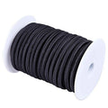Factory Price Hot Selling 2mm 2.5mm 3mm Braided Recycled Soft Nylon Elastic Cord in Black & White for Shoes Bags Clothing
