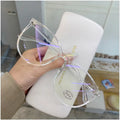 Transparent Computer Anti Blue Light Square Blocking Optical Eyeglasses Frame