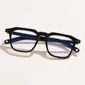 Vintage Designed Custom logo Printing Black Anti Blue Light Blocking Glasses Fashion Eyeglasses square Frames 2022