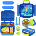 Reusable and Durable Blule Purple Color Kids Dining Lunch  Box with Compartments