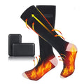 Winter Custom Rechargeable Thermal Heated Socks for Men Women Usb Electric Heated Socks