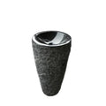 Custom-Designed Modern Nero Marquina Black Marble Wash Basin Natural Stone Pedestal Indoor Sink Drainer Water Resistant for