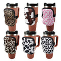 Tumbler Gym Accessories for Women Water Bottle Pouch Insulated Tumbler Reusable Vacuum Travel Mug With Handle Lid and Straws