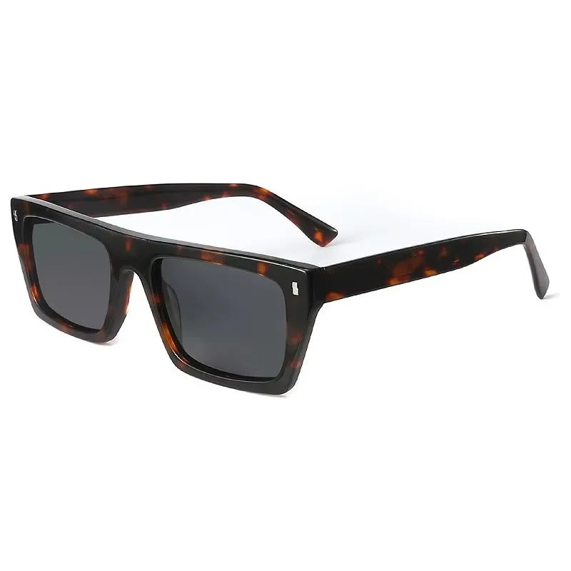 Personalized Sunglasses Brand Luxury Thick Acetate Glasses 2025 Sunglasses Polarized Square Sunglasses