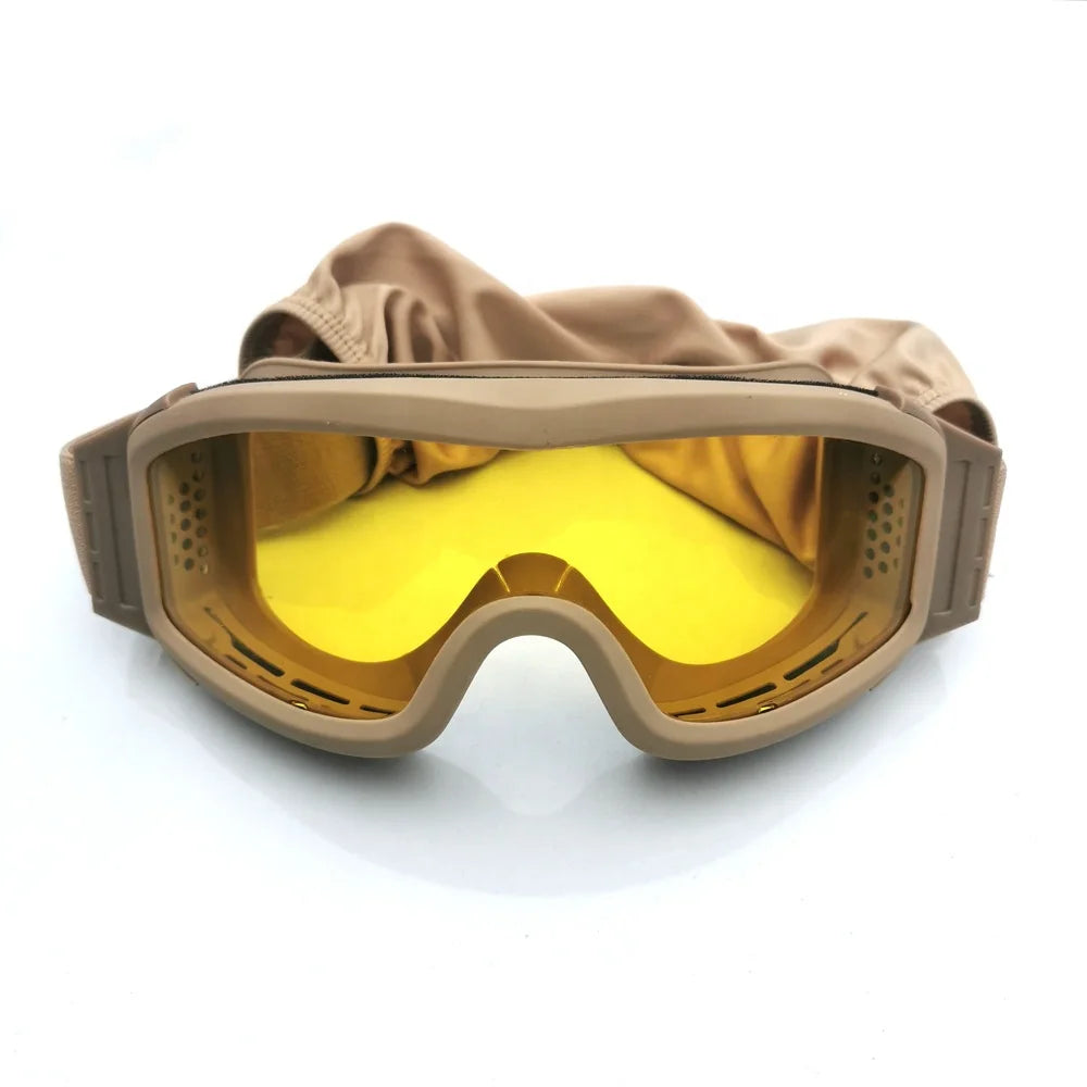 Eye Protection Tactical Googles Tactiques Green Anti-fragmentation Eeywear Glasses