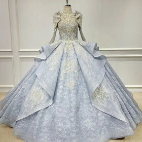 Fashion Gorgeous High Neck Evening Dresses for Women Jancember Wn073