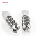 HRC55 3-Flute Corner Radius End Mill - Tungsten Cobalt Alloy 10MM Cutting Edge CNC Milling Cutter RoHS