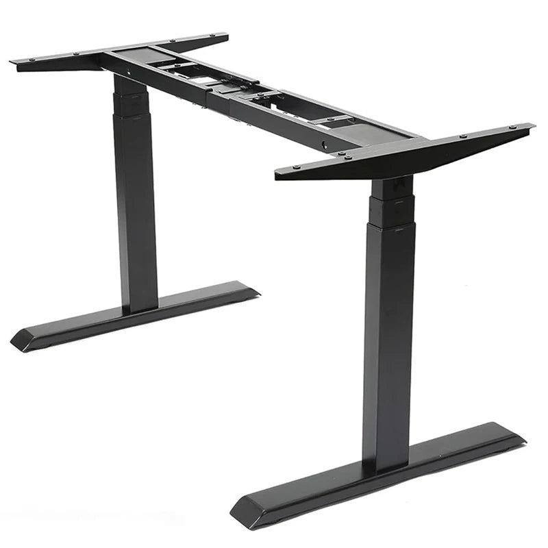 Electric 3 Tier Legs Dual Motor Standing Desk Frame Sit Stand up Height Adjustable Desk Base for Home and Office