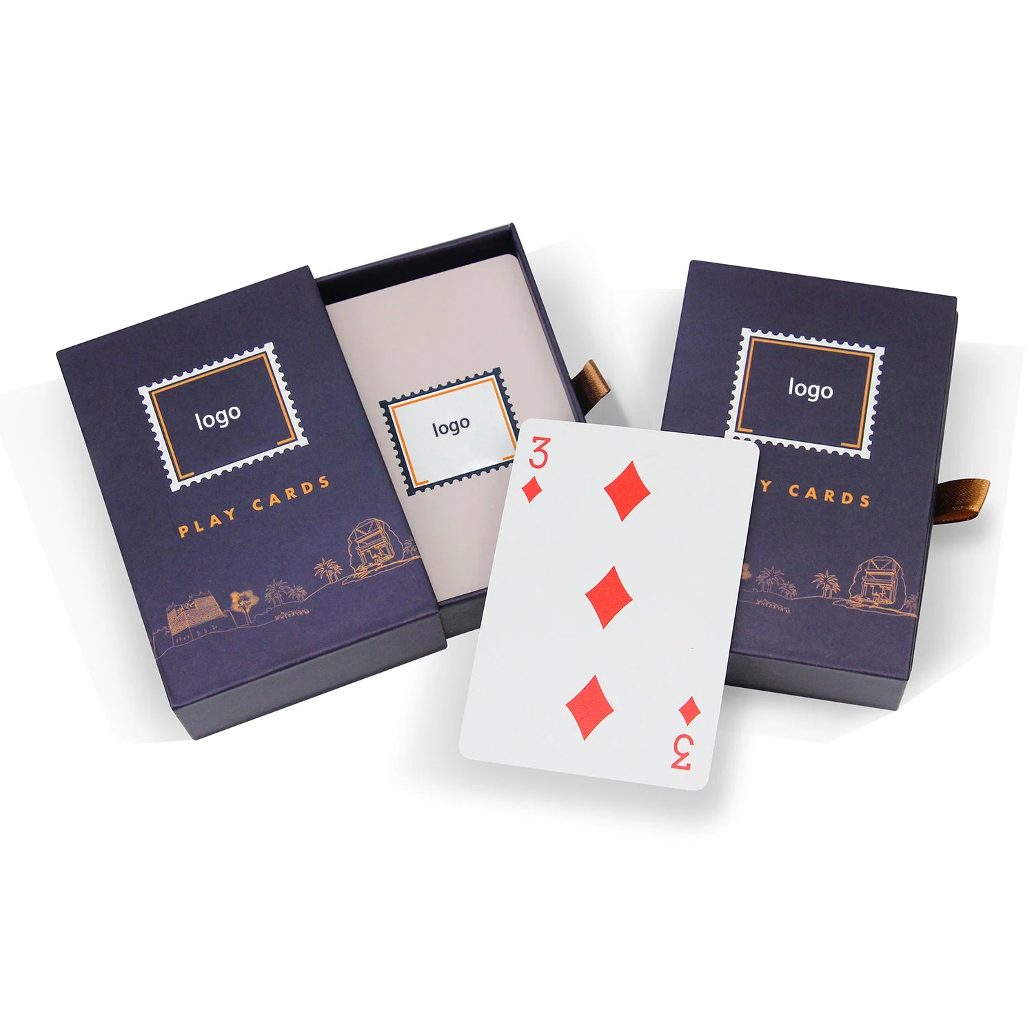New Fashion Matte Plastic Card Table Cloth Kids logo Playing Cards Printing Machines