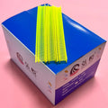 5mm & 7mm Yellow Fine Rubber Needle Label Tag Pins I-Shaped Nylon I-Pin Not Extendable for Garment Accessories