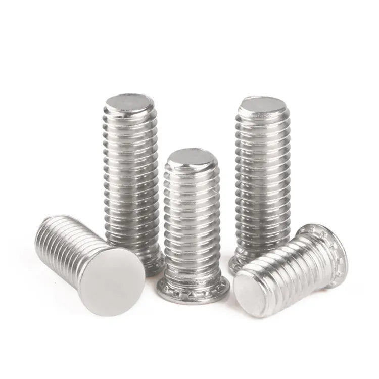 Steel Material Self Clinching Studs Press Flat Rivets Round Head Screw