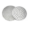 Stainless Steel Etched Mesh Food Grade Reusable Coffee Filter Disc Custom Coffee Strainer for Pour Over Coffee Factory Direct
