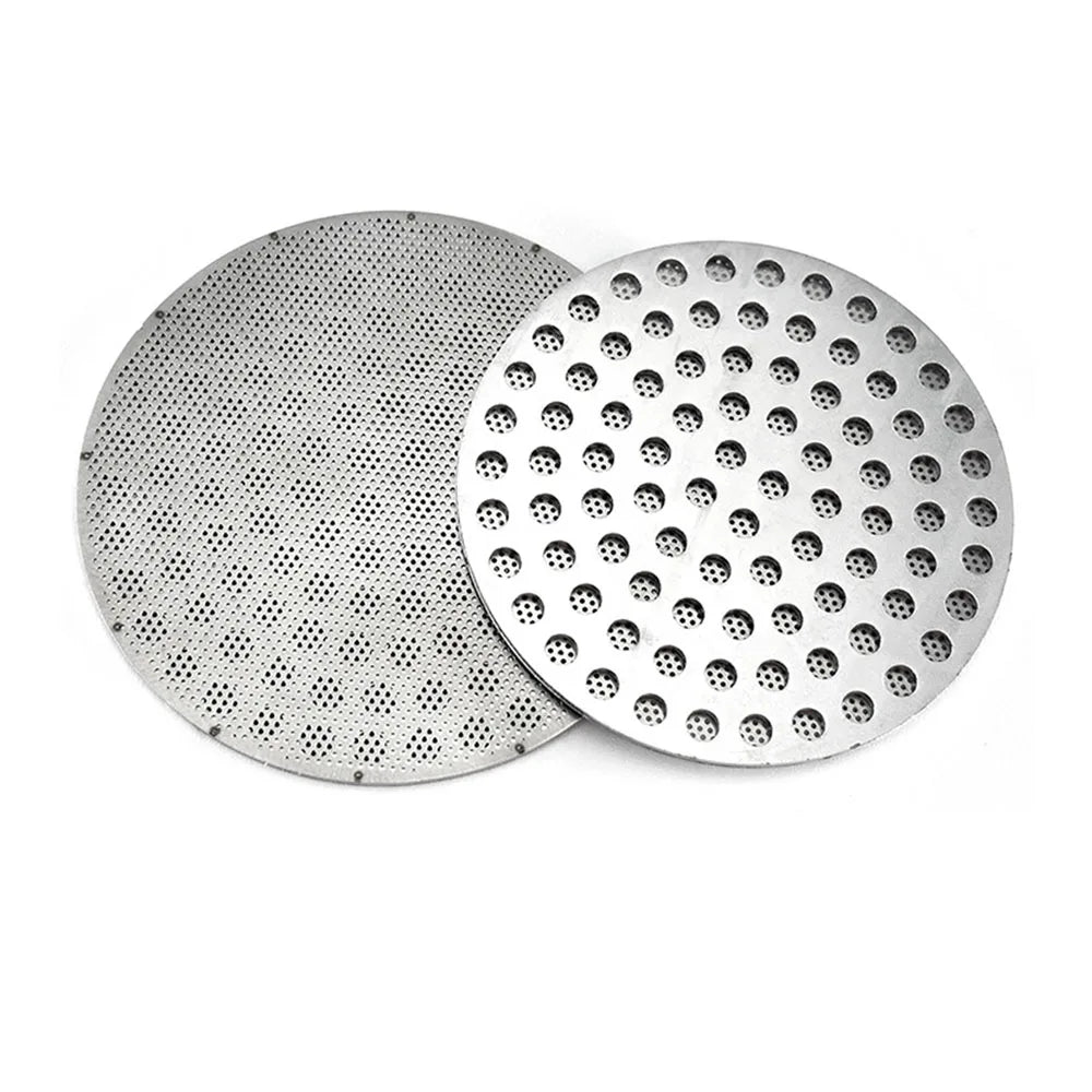 Stainless Steel Etched Mesh Food Grade Reusable Coffee Filter Disc Custom Coffee Strainer for Pour Over Coffee Factory Direct