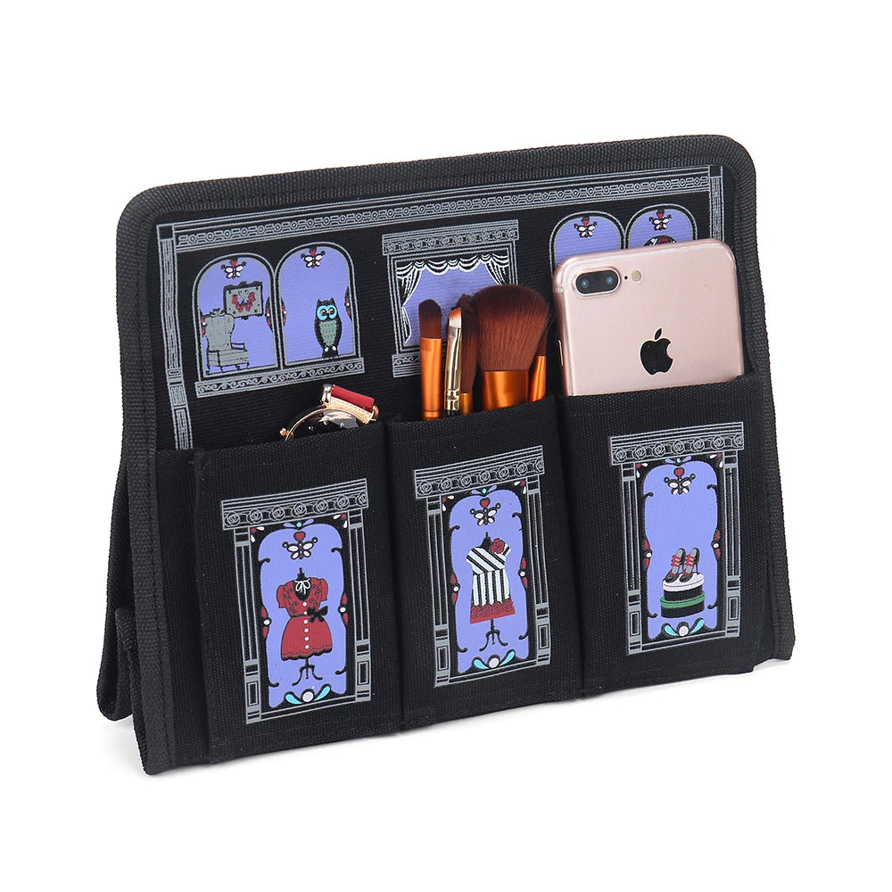 Japan New Oxford Fabric Small Collection Book Interior Pouch Bag Magazine Tissue Paper Case Pouches