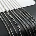 2023 Nice Cuban Thin Snake Box Vertical Square Bead Jewelry Stainless Steel Twist Singapore Chain Necklace for Men Women Hip Pop