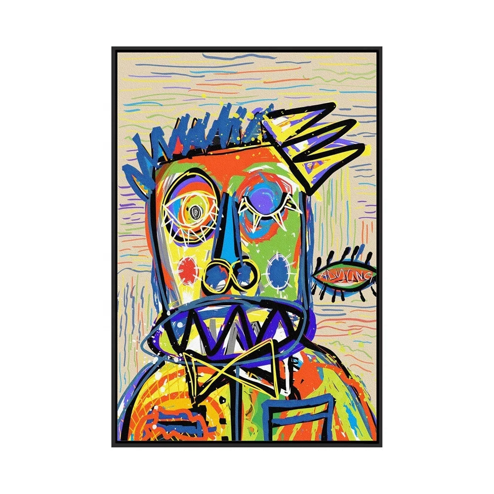 Home Decoration 100% Hand-painted Popular Art Canvas Pop Art Graffiti Art Canvas Oil Painting