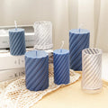 HY Twist Candle Mold Clear Plastic Spiral Candlesticks Candle Making Mold