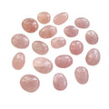 Wholesale natural rose quartz palm stone polishing crystals gemstone for healing decoration