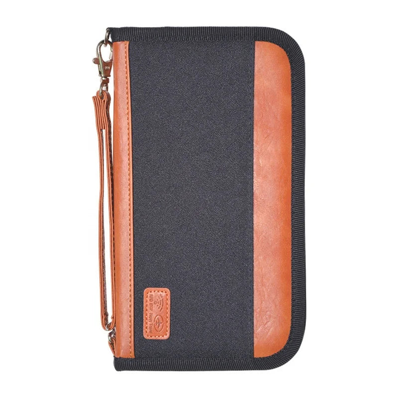 Hot Sale New Premium PU Leather Customized Passport Cover Card Holder Wallet for Travel