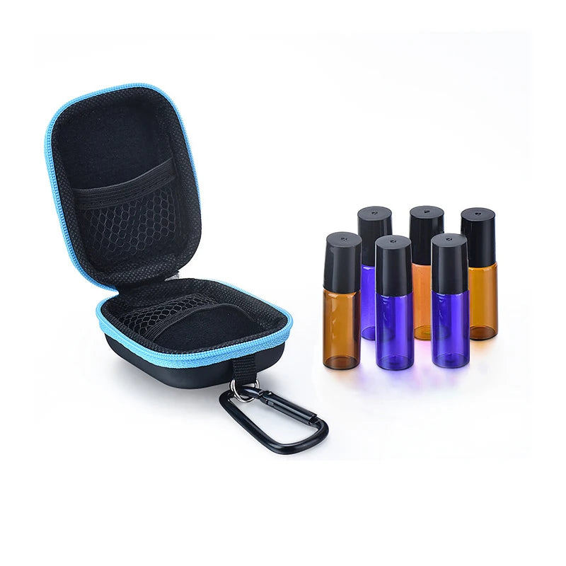 Double-sided Mesh Essential Oil Portable Storage Case 5ml EVA Carrying Essential Oil Bag