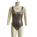 XCHX-ET0905 Customized Kids One Piece Foil Print Design Swimsuits Popular Recycled Fabric Swimwear