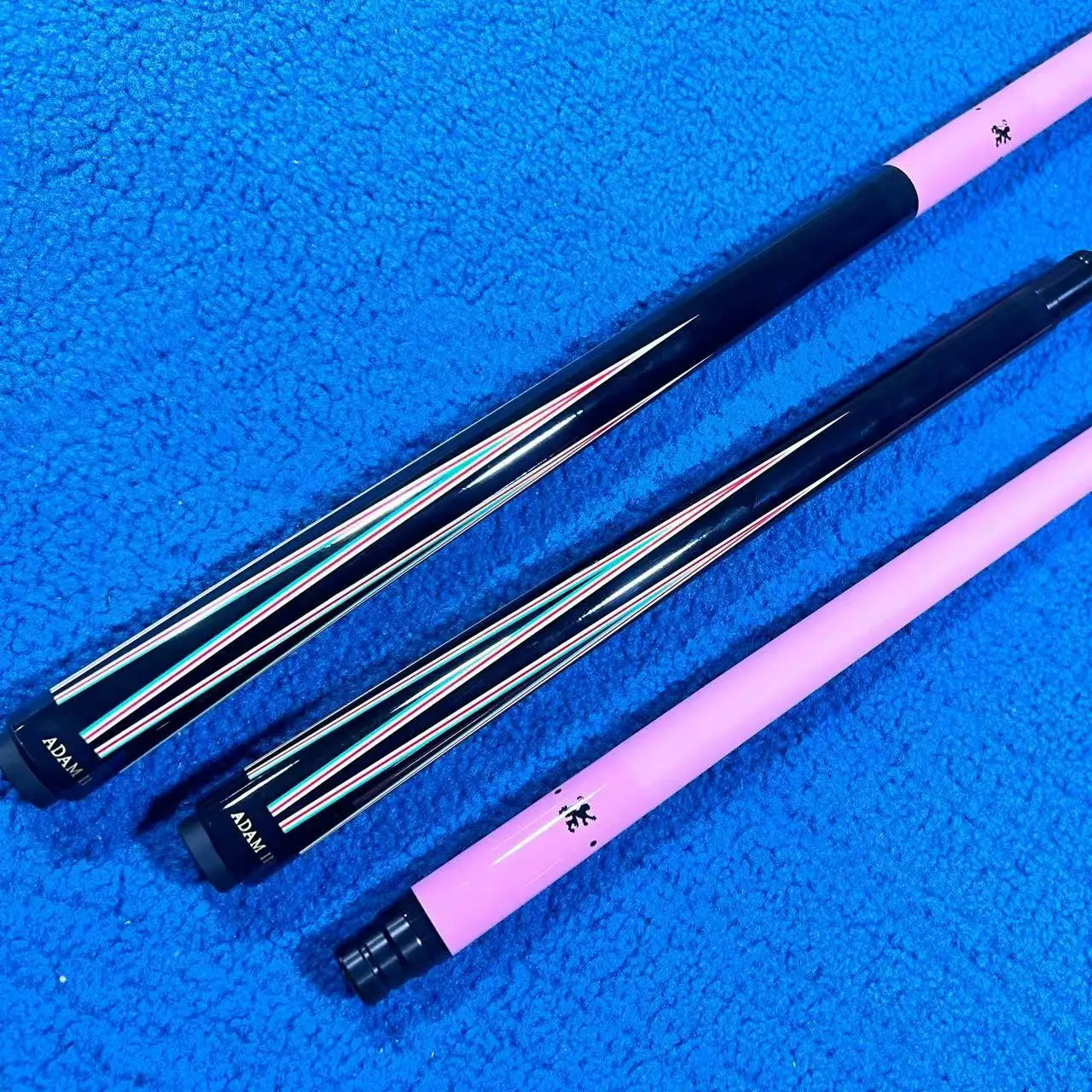 New Model 42 Inches Pink Color Maple Wood Snooker Pool Game Billiard Jump Cue