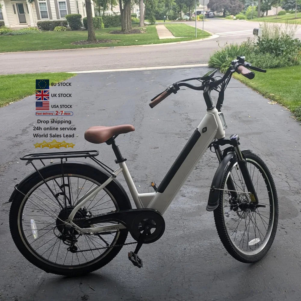 CS20 City Bicycle E Bike Electric Bike Electr Hybrid Lady Ebike Price Adult CS20 VOMO E-bike Chopper Ebike EU Warehouse