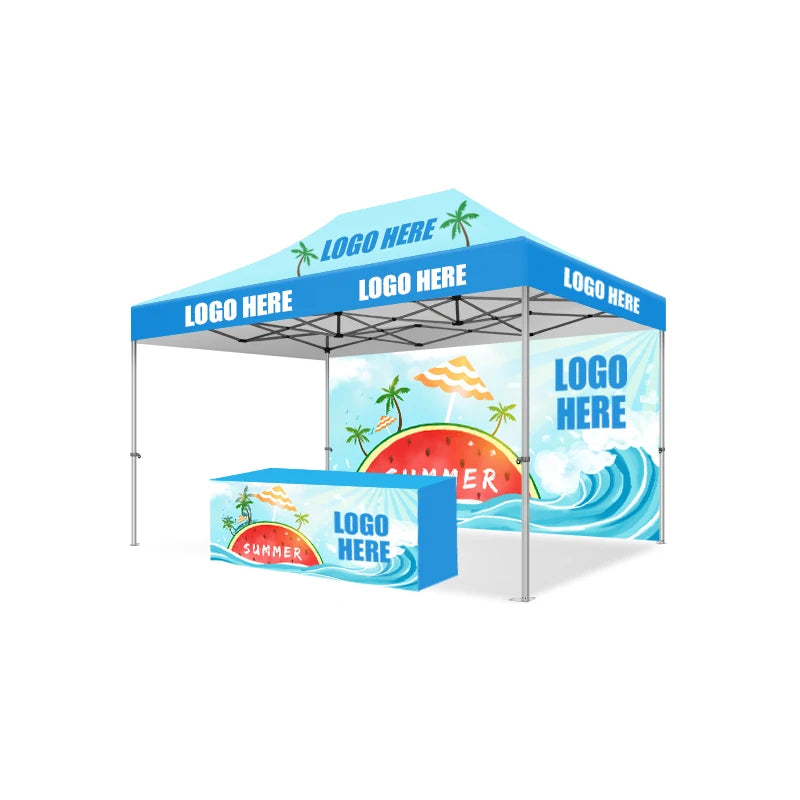 Custom 10x10 Outdoor Hexagon Tent Pop Foldable Event Gazebo with Personalized Printed Canopy for Trade Show Promotions
