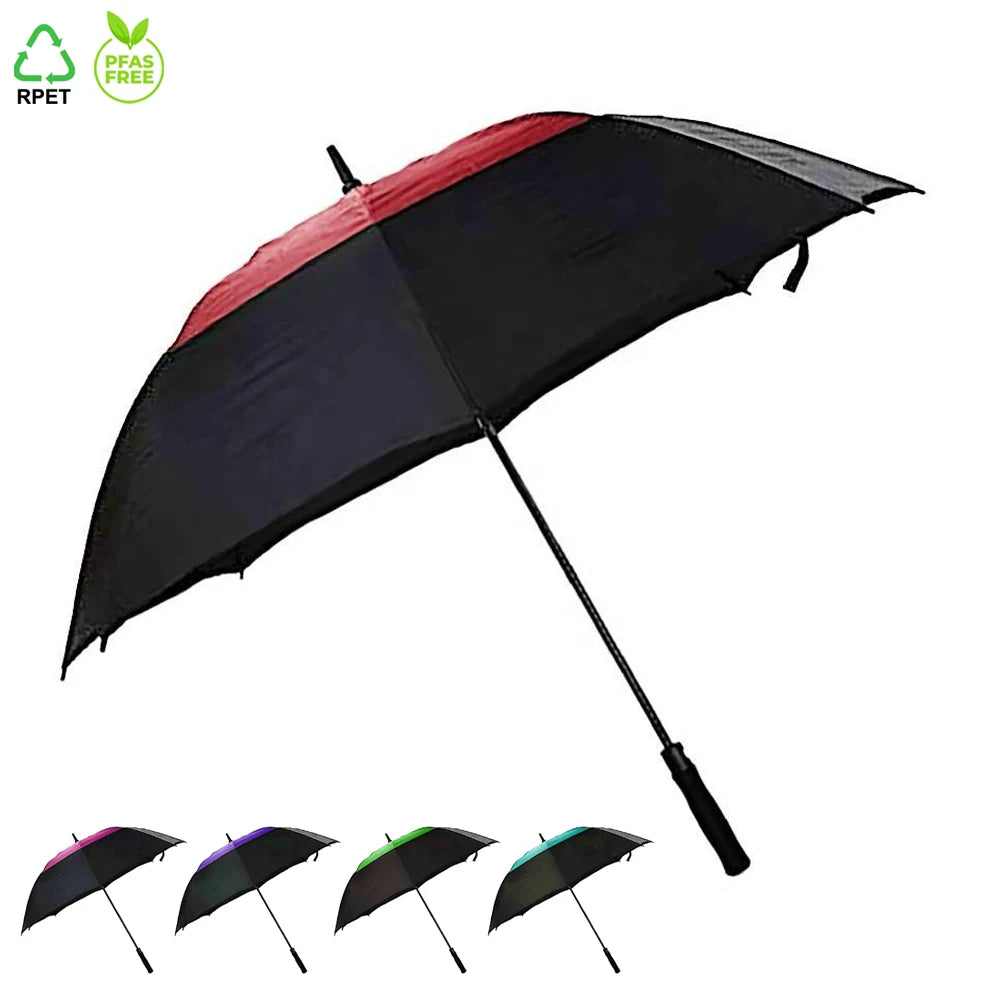 Ovida 30Inch 8Ribs Factory Large Size Wholesale Custom Printed Golf Umbrella With Logo for Promotional Umbrella Outdoor