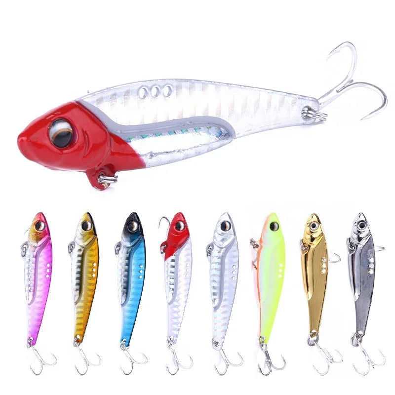 5cm 7g Metal Blade VIB Fishing Lures Sinking for River Lake & Stream Lure Fishing