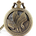 Vintage Personality Necklace Pendant Watch 4 Designs America Popular Eagle Bronze Pocket Watch